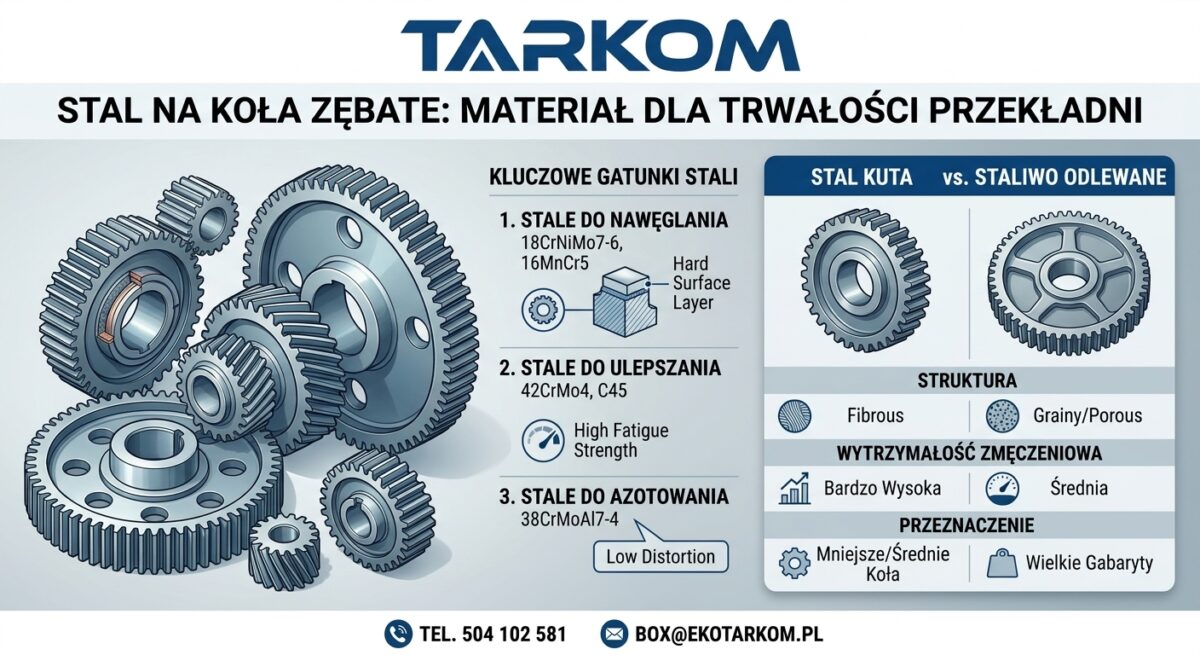 Stal na koła zębate – Jaki materiał wybrać?