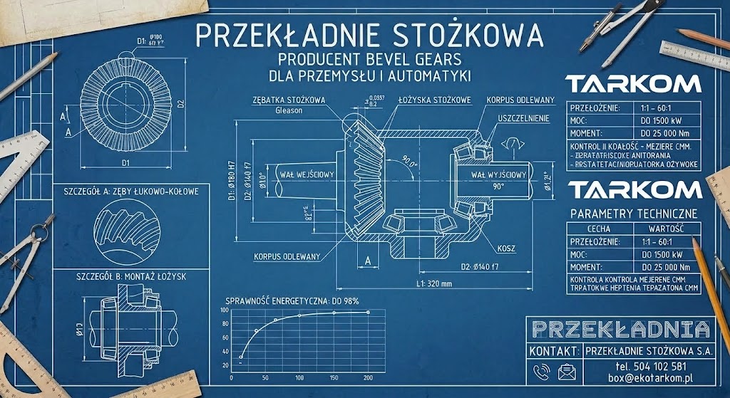 Przekładnie stożkowe